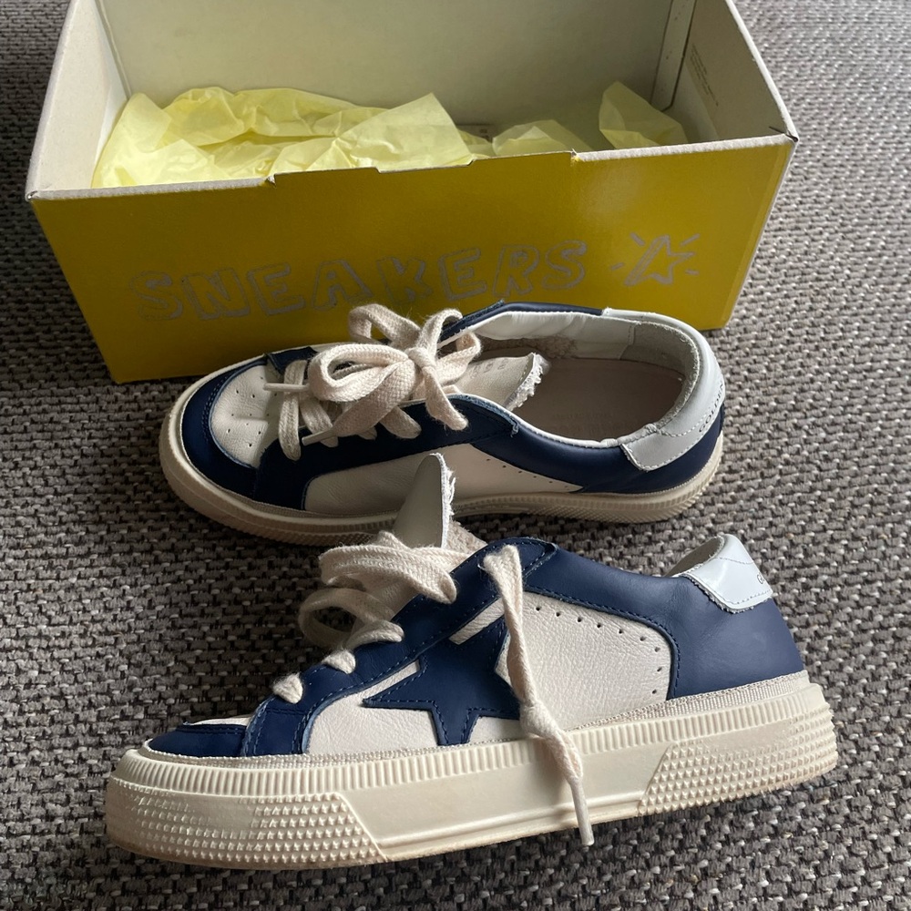 kids golden goose sneakers.